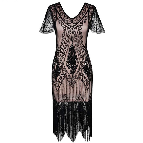 Pretty Guide Dresses & Skirts - Great Gatsby Party Cocktail Dress Costume